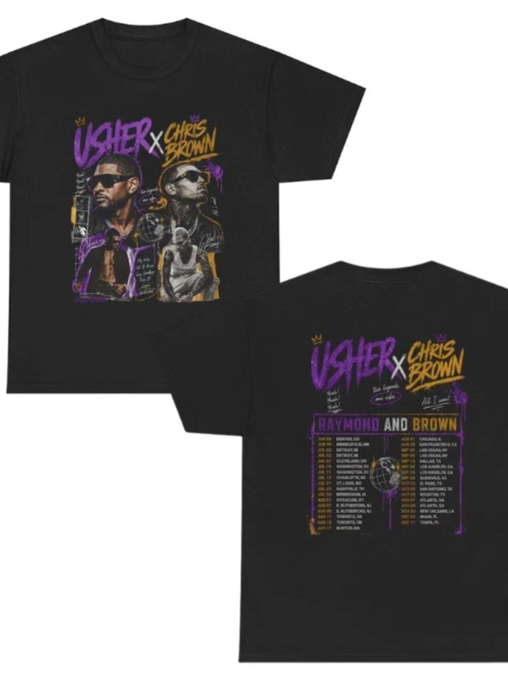 R&B Tour 2026 Concert T-Shirt
